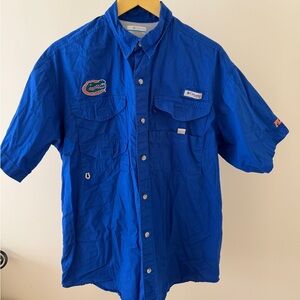 Florida Gators Columbia PFG fish shirt Size M